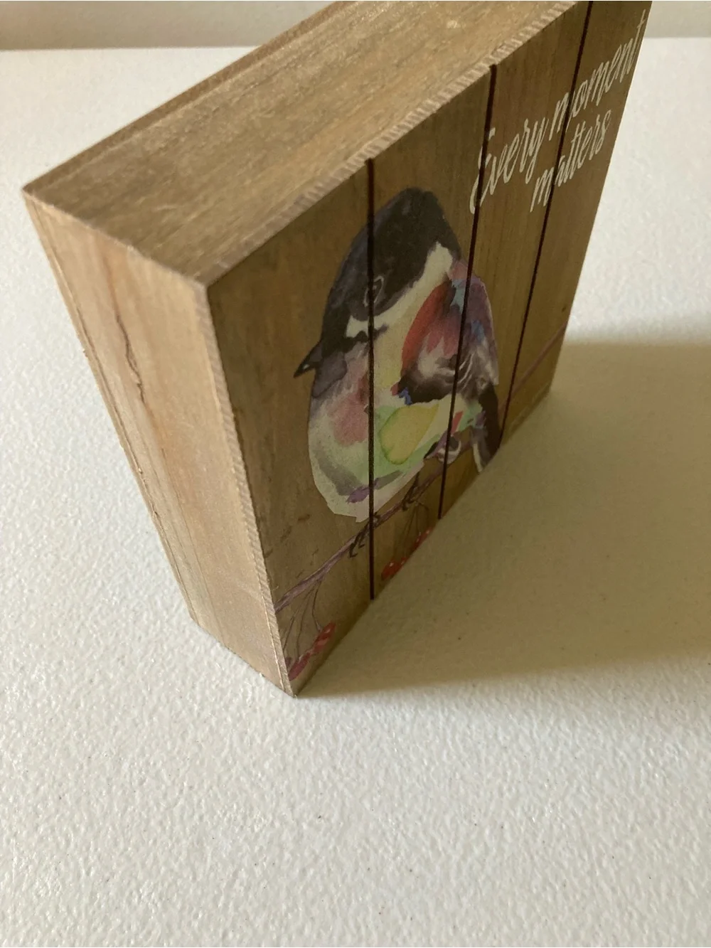 Darice Rustic Bird Hanging Plaque 